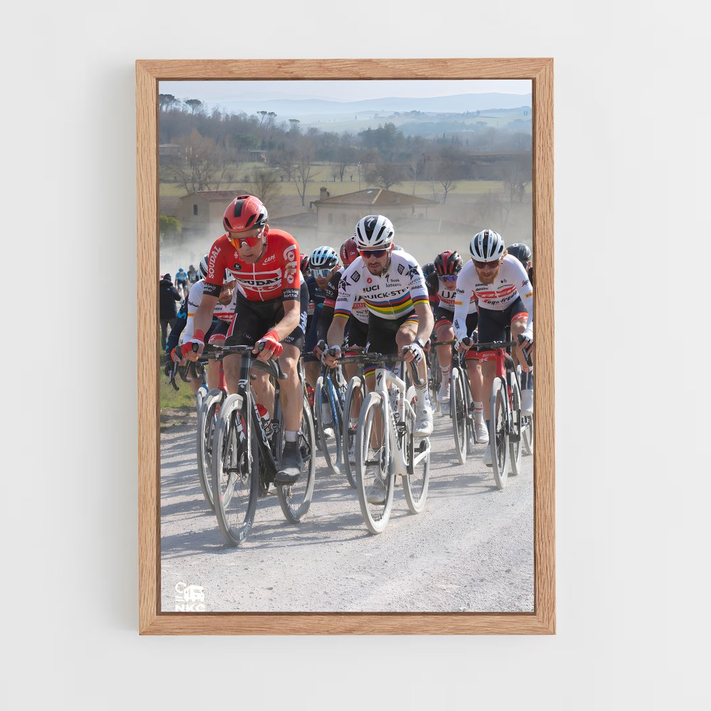 Poster Strade de bianche – affiche Cyclisme (vue 4)